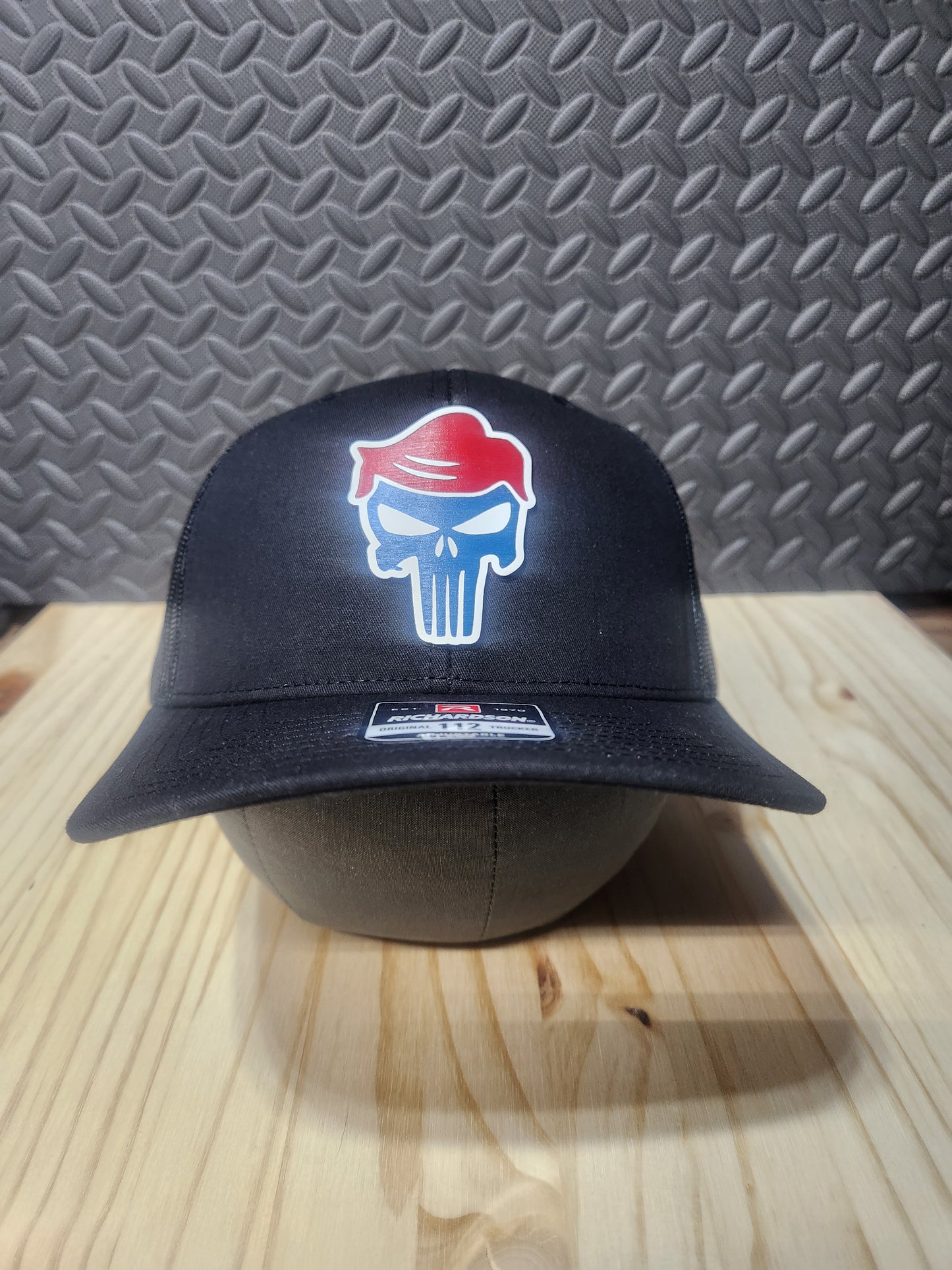 Red White & BlueTrump Punisher Hat