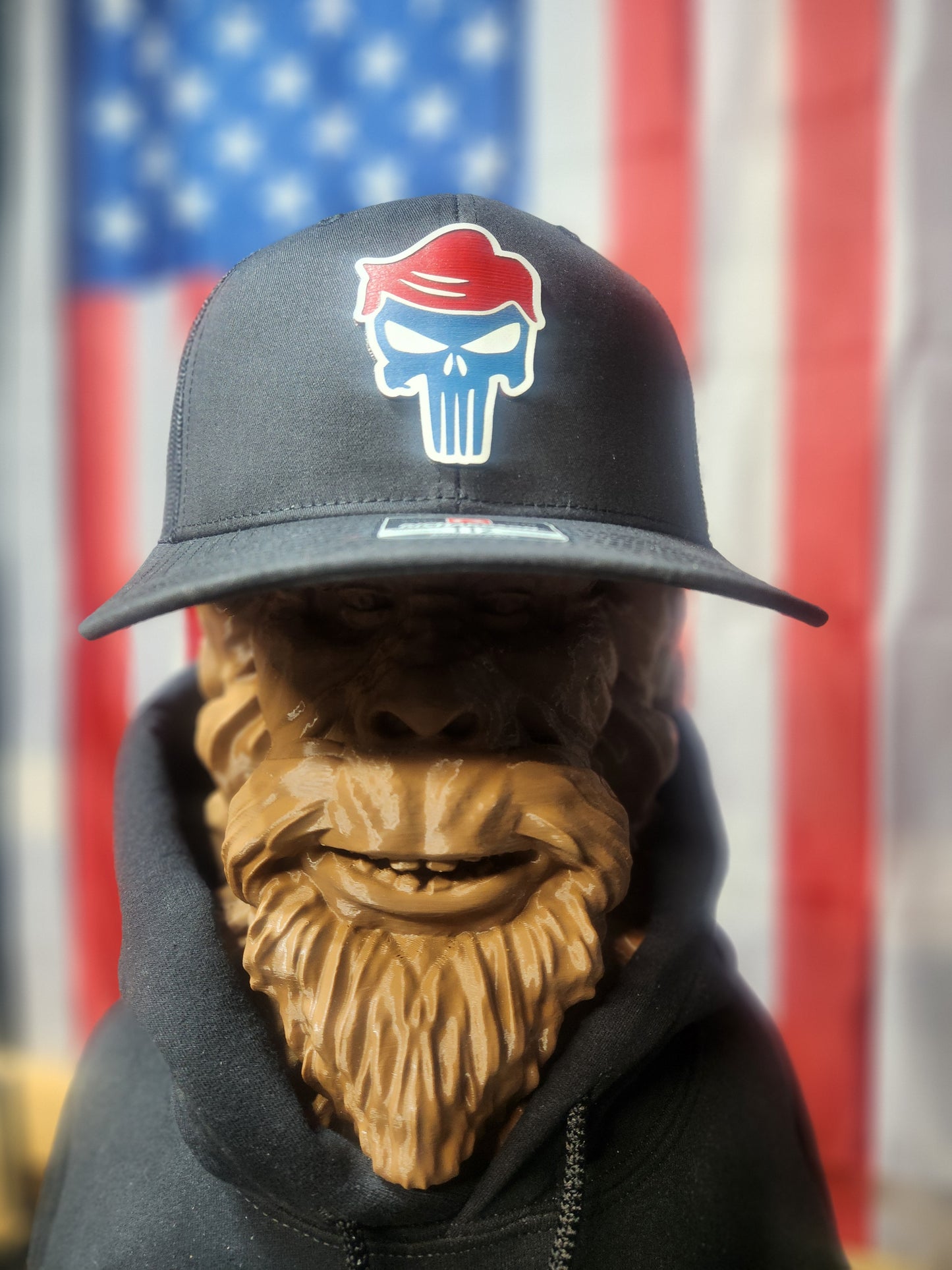 Red White & BlueTrump Punisher Hat
