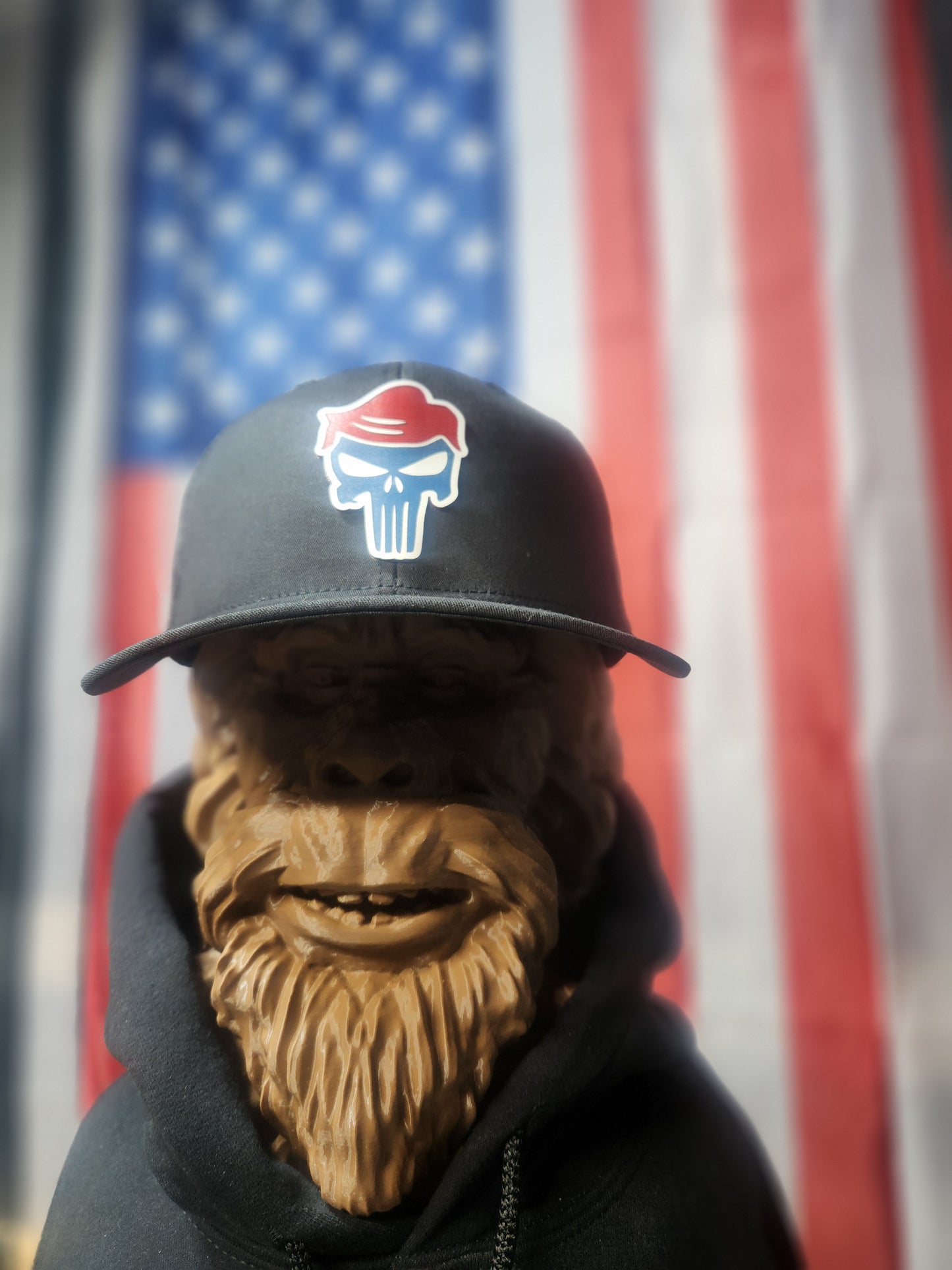 Red White & BlueTrump Punisher Hat