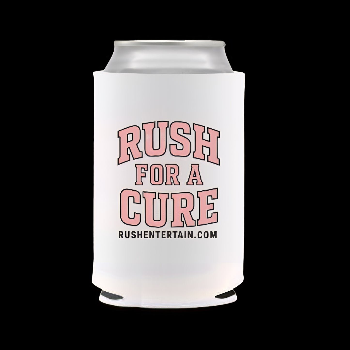 RUSH FOR A CURE CAN COOZIES 4 PK