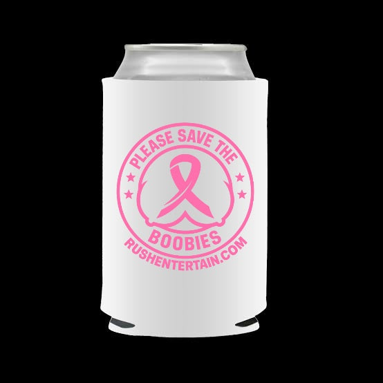 RUSH FOR A CURE CAN COOZIES 4 PK